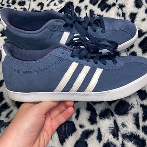 Navy Blue Adidas Comfort Footbed Shoes